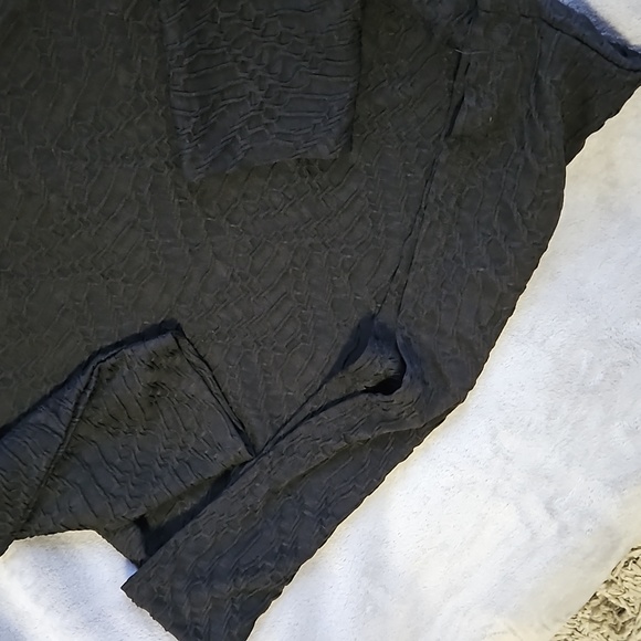 Stretchy XL Women's Black Alia Top Long Sleeve - Picture 4 of 10